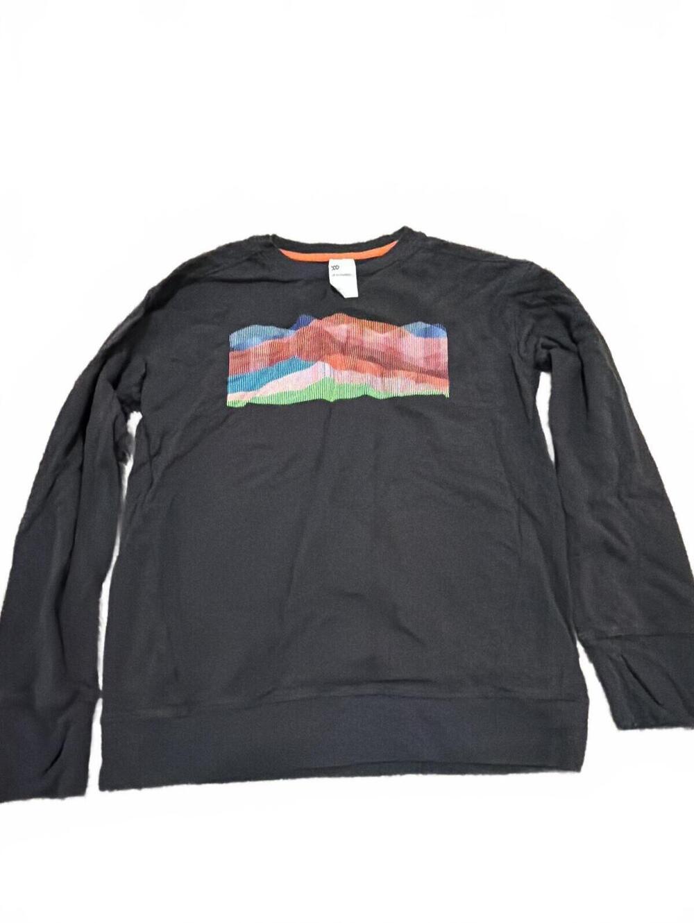 All in Motion Boys Black Long Sleeve Sweatshirt L (10/12)